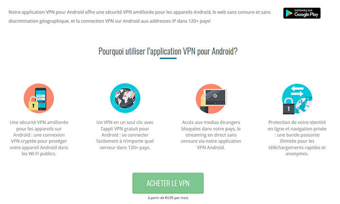 Le VPN Android