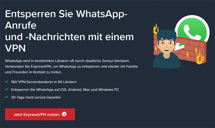 WhatsApp ExpressVPN